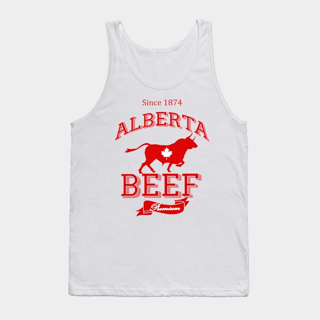 ALBERTA BEEF Tank Top by rodmendonca